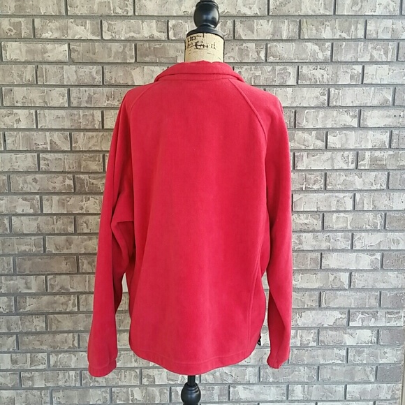 columbia red coat
